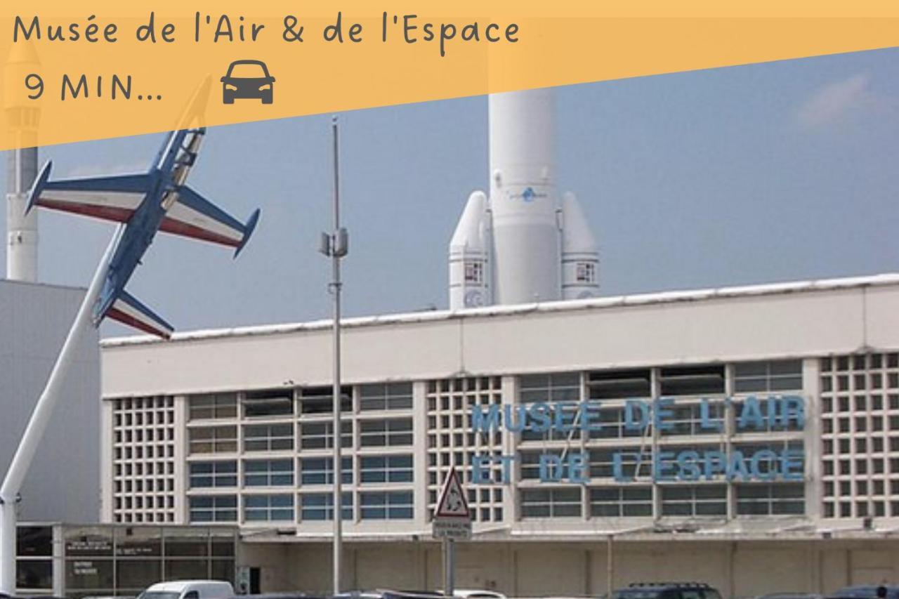 Апартаменти L'Eugene - 10Min Du Rer B Le Bourget, Parking, Wifi Дрансі Екстер'єр фото